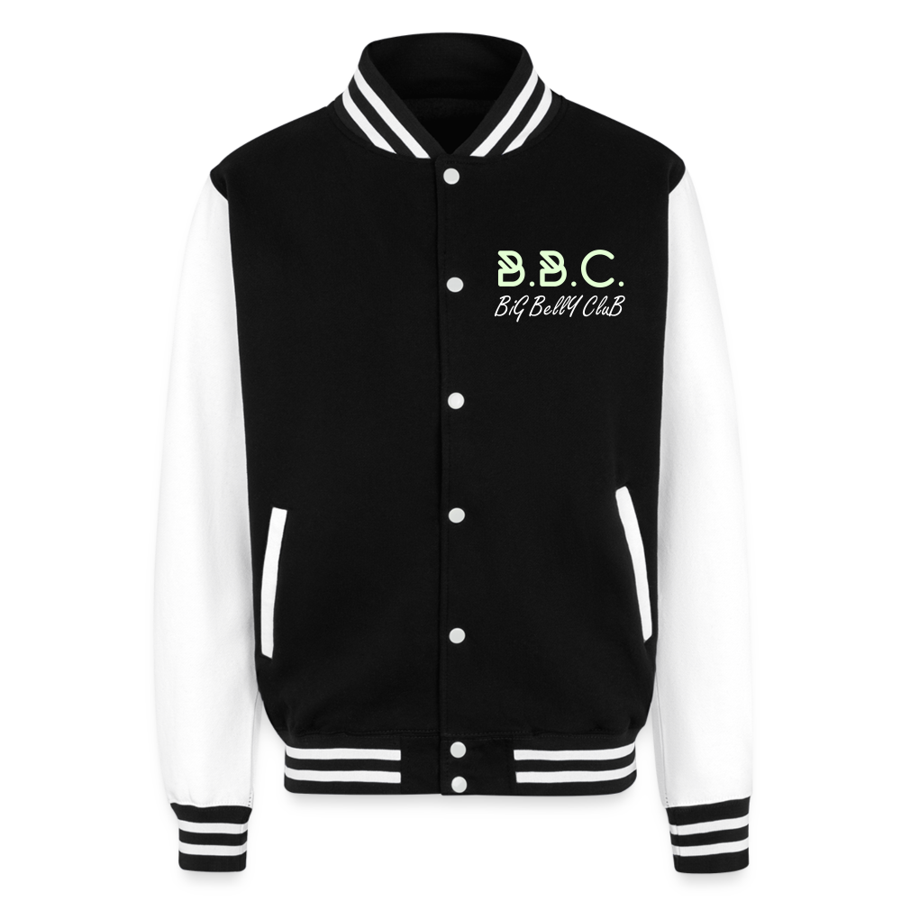 "510_Athletics" BBC Heavyweight Letterman Jacket - black/white