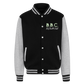 "510_Athletics" BBC Heavyweight Letterman Jacket - black/heather grey