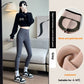 Belly-controlling Butt Lifting Leggings With Three-breasted Design Winter High Waist Slim Zipper Pants Warm Velvet And Thickened Trousers Women Clothing