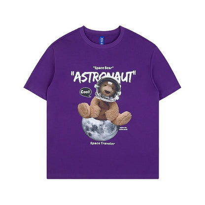 Cartoon Moon Bear short-sleeved T-shirt