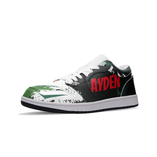 "510_Athletics" Ayden Low Top  D.U.N.K. Leather Sneakers