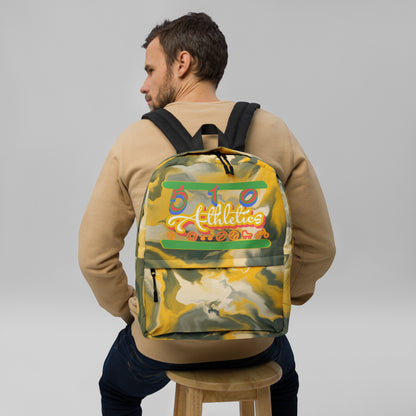 "510_Athletics" Sunflowers and Broccoli Clouds Backpack