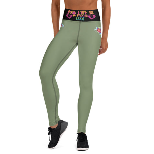 "510_Athletics" "Y.L.I.S.F.E." Yoga Leggings