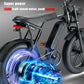 "510_Athletics" 20 Inch Fat Tire E-Bike 48V 750watts/ 1000watts Peak Power