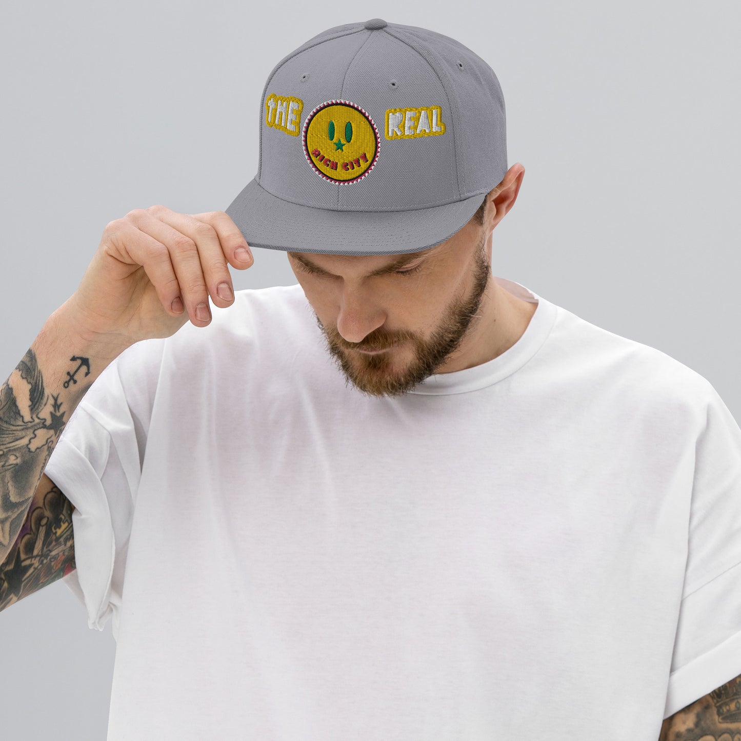 "510_Athletics" "RC Smiley" Snapback Hat