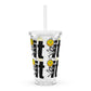 "510_Athletics" RC Smiley "Richmond" Clear plastic tumbler