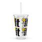 "510_Athletics" RC Smiley "Richmond" Clear plastic tumbler