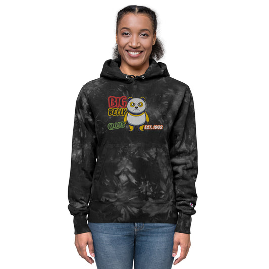 "510_Athletics" B.B.C. Unisex Champion tie-dye hoodie