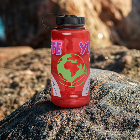 "510_Athletics" Y.L.I.S.F.E. Wide mouth plastic water bottle