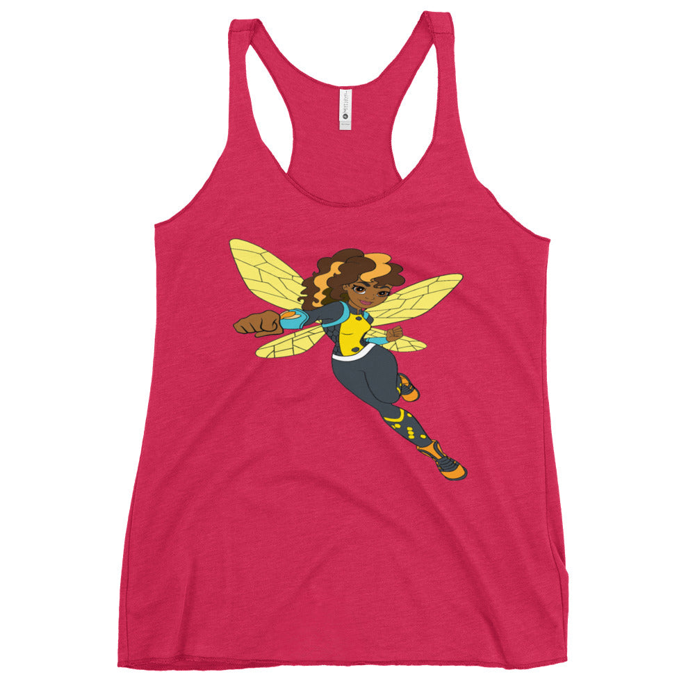 "510_Athletics" "Bumble Bea" Women's Racerback Tank