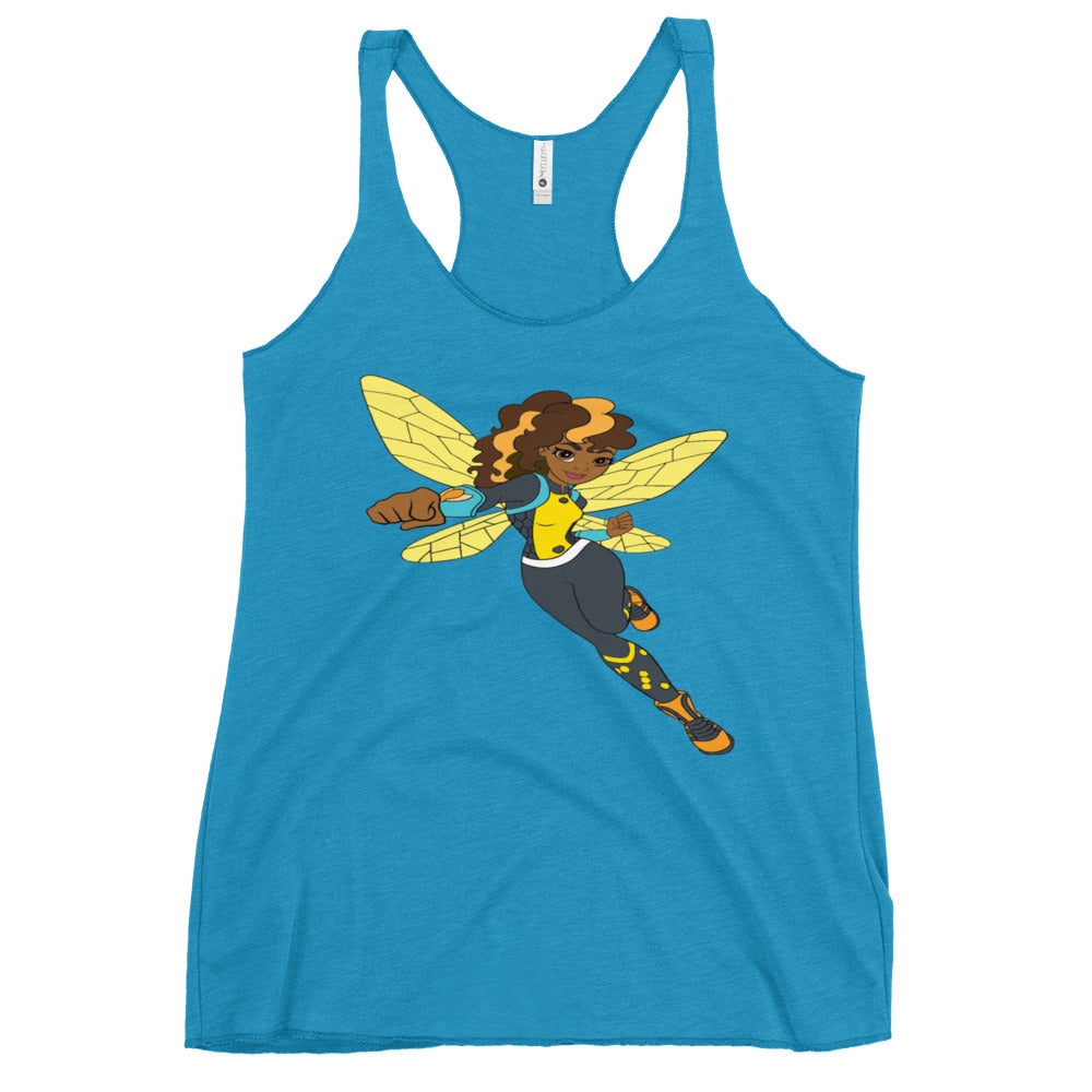 "510_Athletics" "Bumble Bea" Women's Racerback Tank